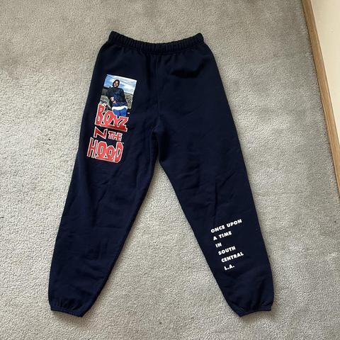 BOYZ N THE HOOD navy sweatpants cute and cozy Depop