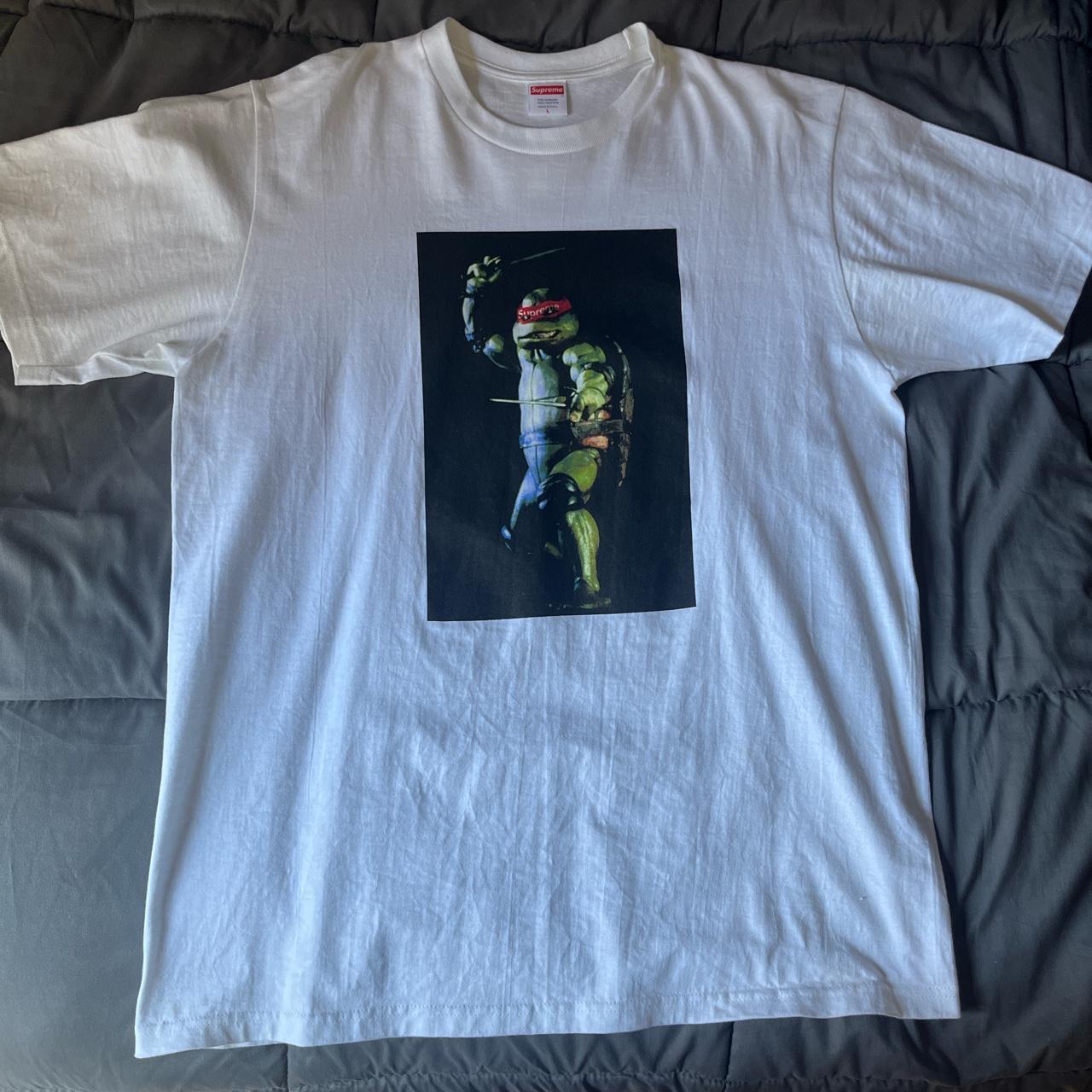 Supreme Raphael Tee in white color way. Perfect... - Depop