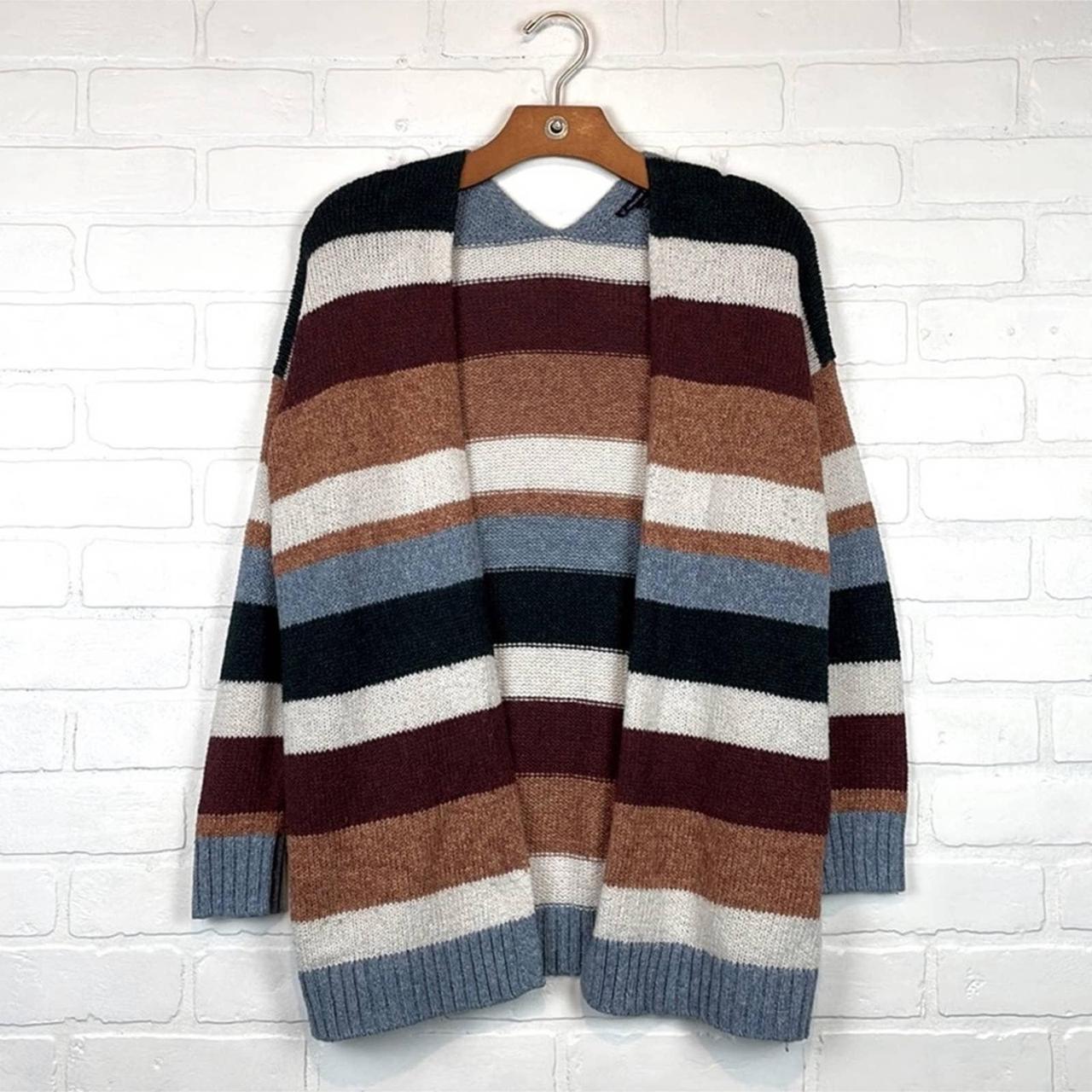 American eagle striped cardigan sale