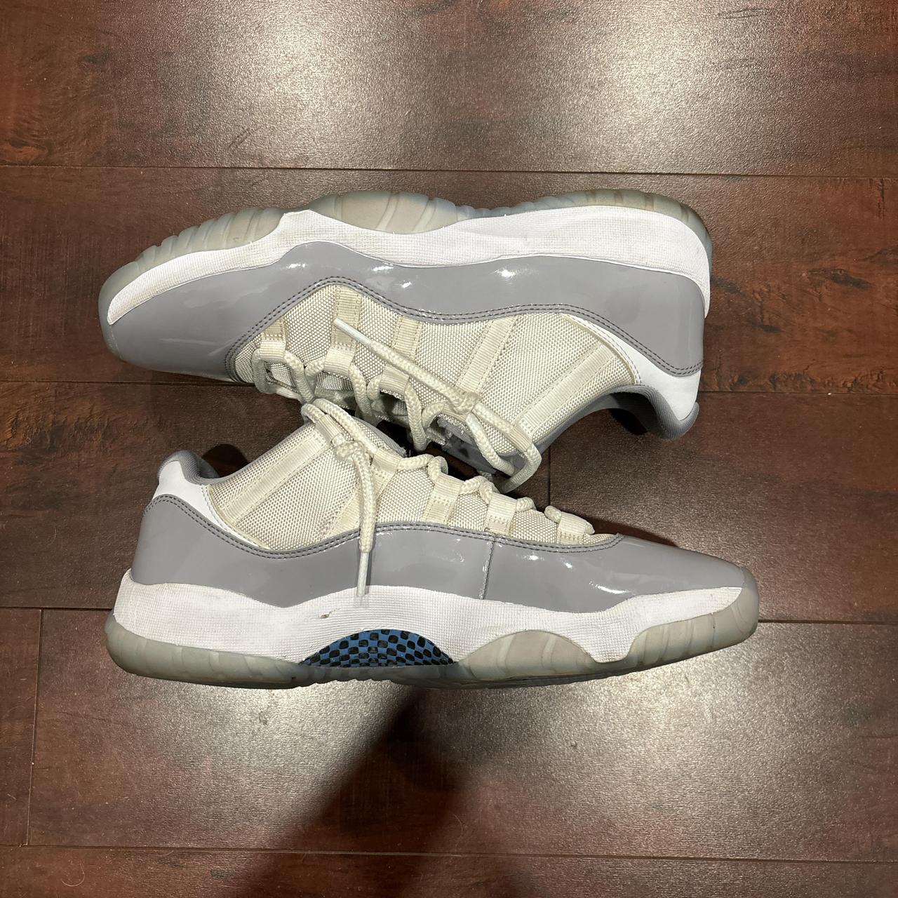  Jordan 11 low grey white US size 11 with... Depop