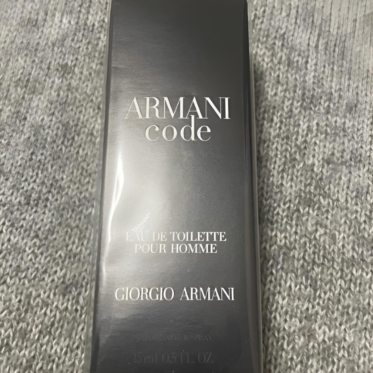 Armani deals code grey