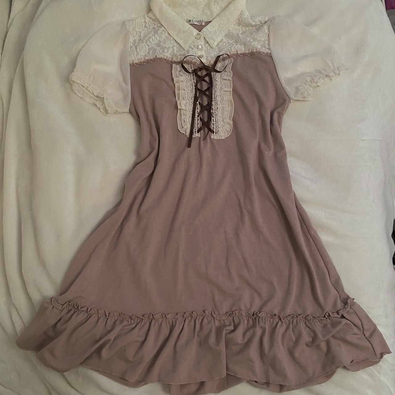 AXES FEMME soft pink princess dress with... Depop