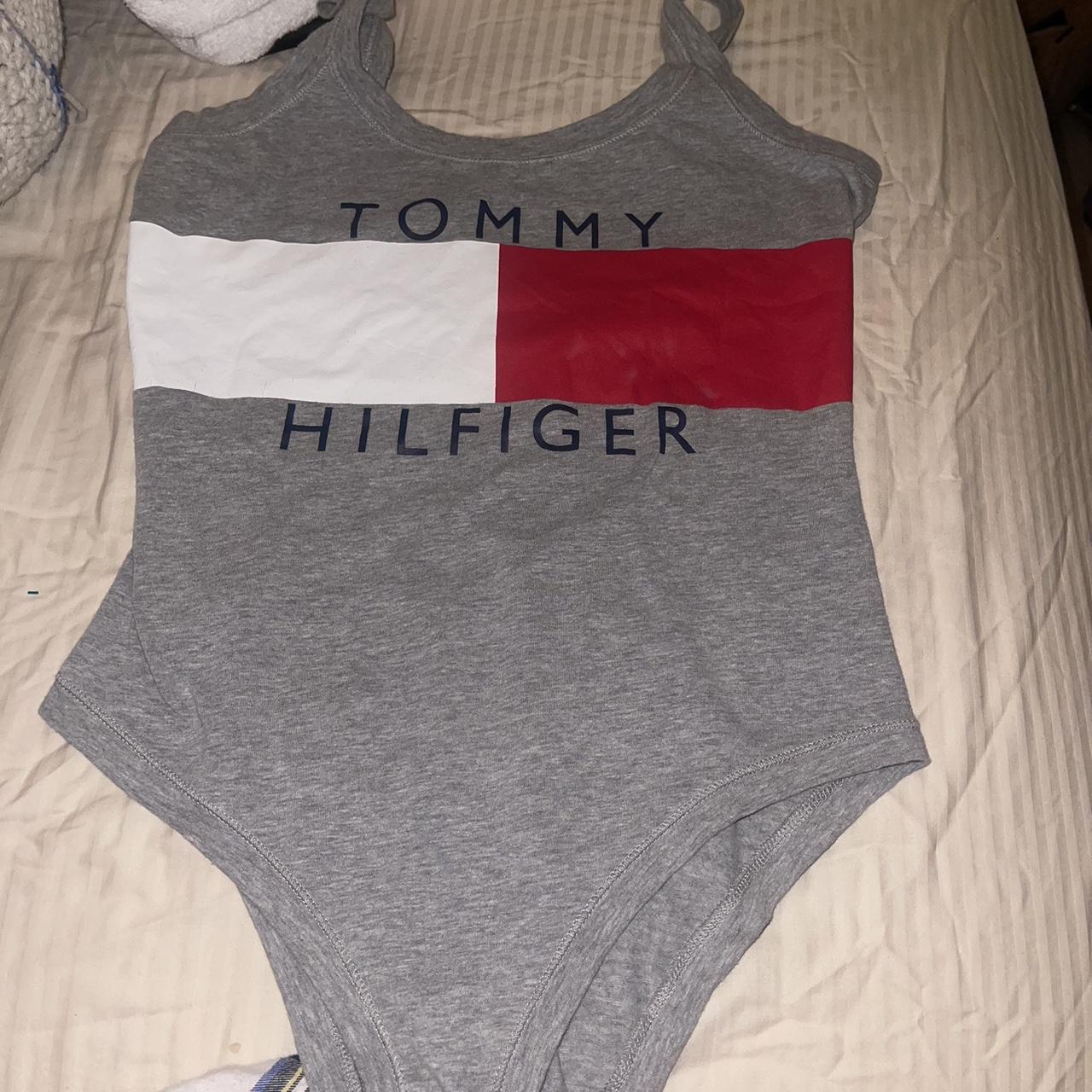 tommy hilfiger bodysuit grey