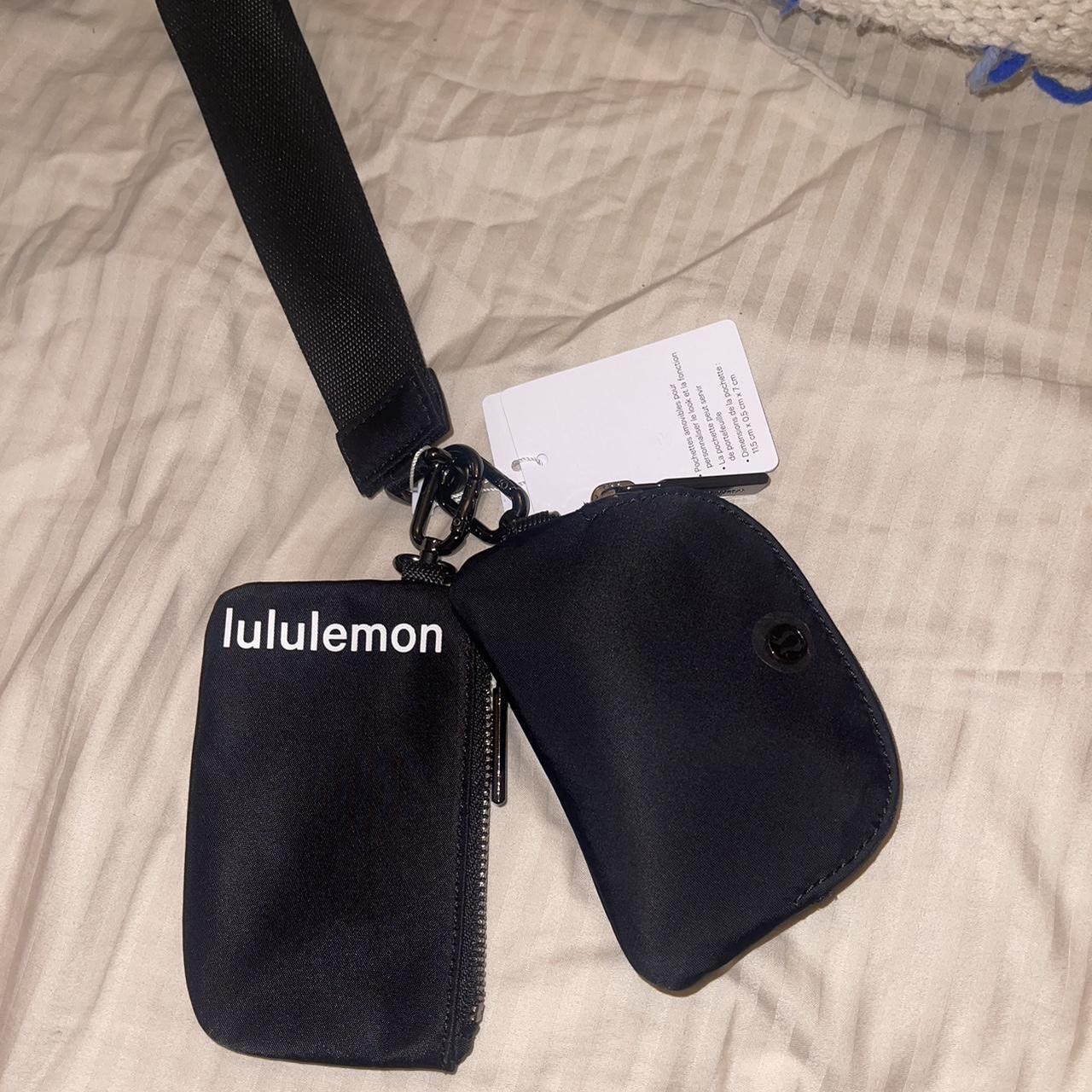 Lululemon brand new black wallet Depop