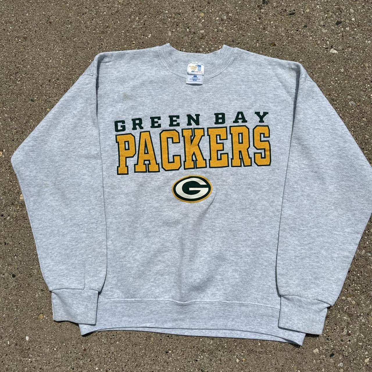 90s Green Bay Packers Crew Neck Depop