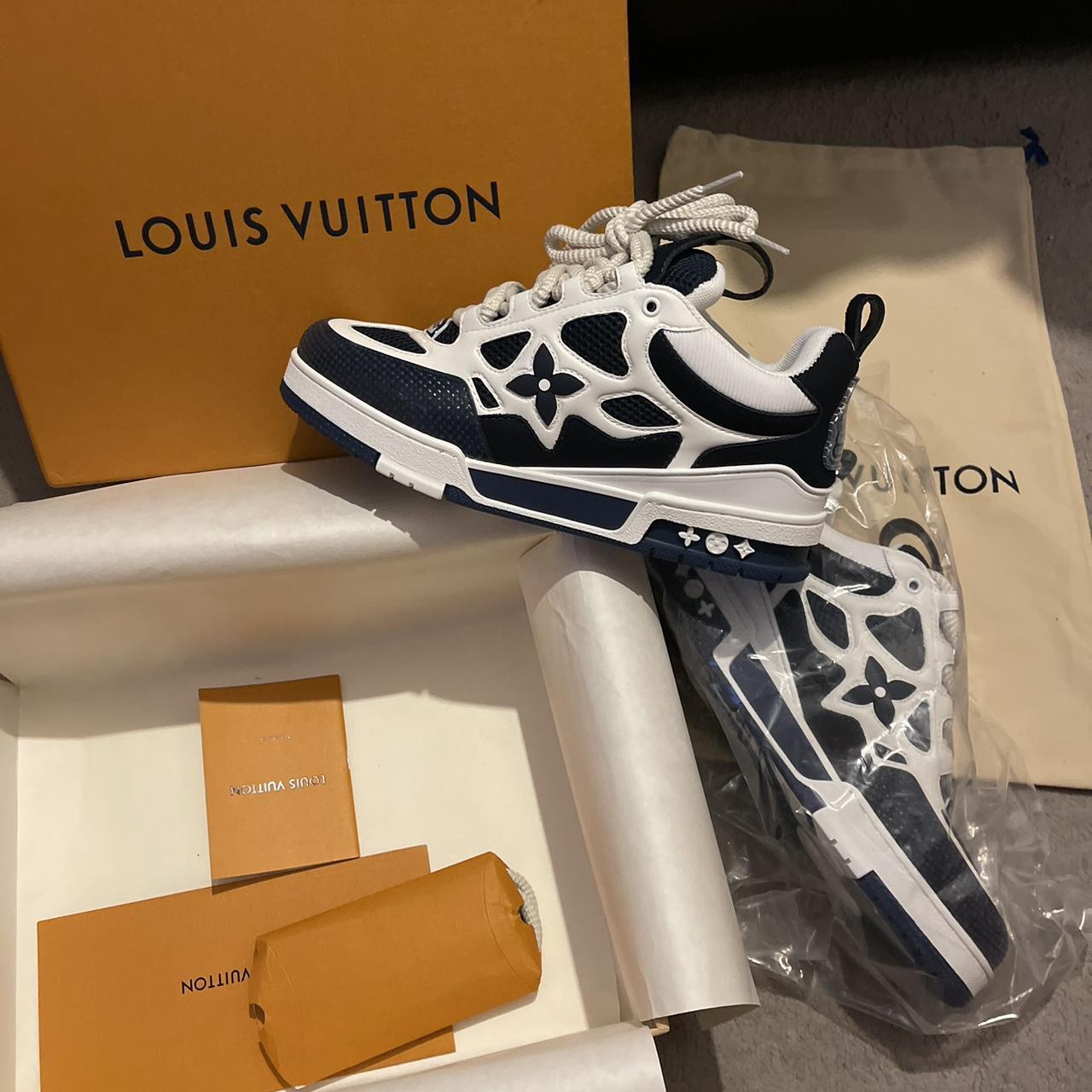 Brand New Louis Vuitton Trainers Uk Size 8 With Box Depop 7346