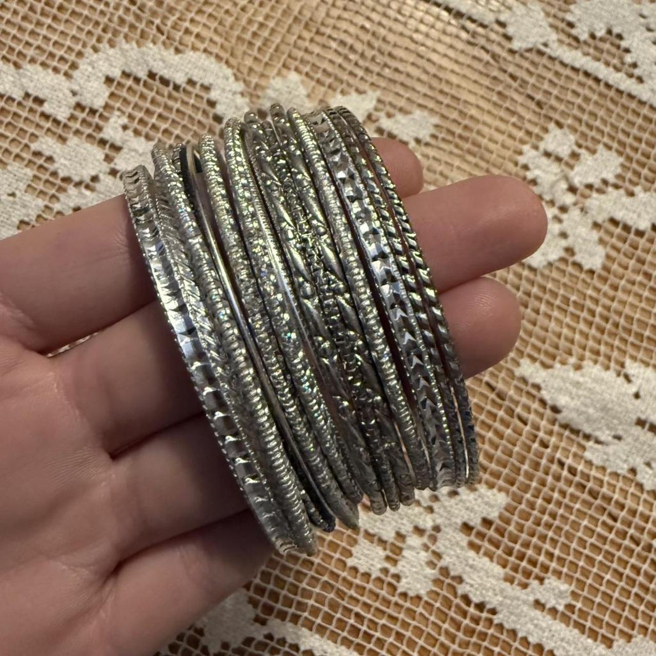 Women's Bracelet - Silver – Silver stackable brac… - image 1