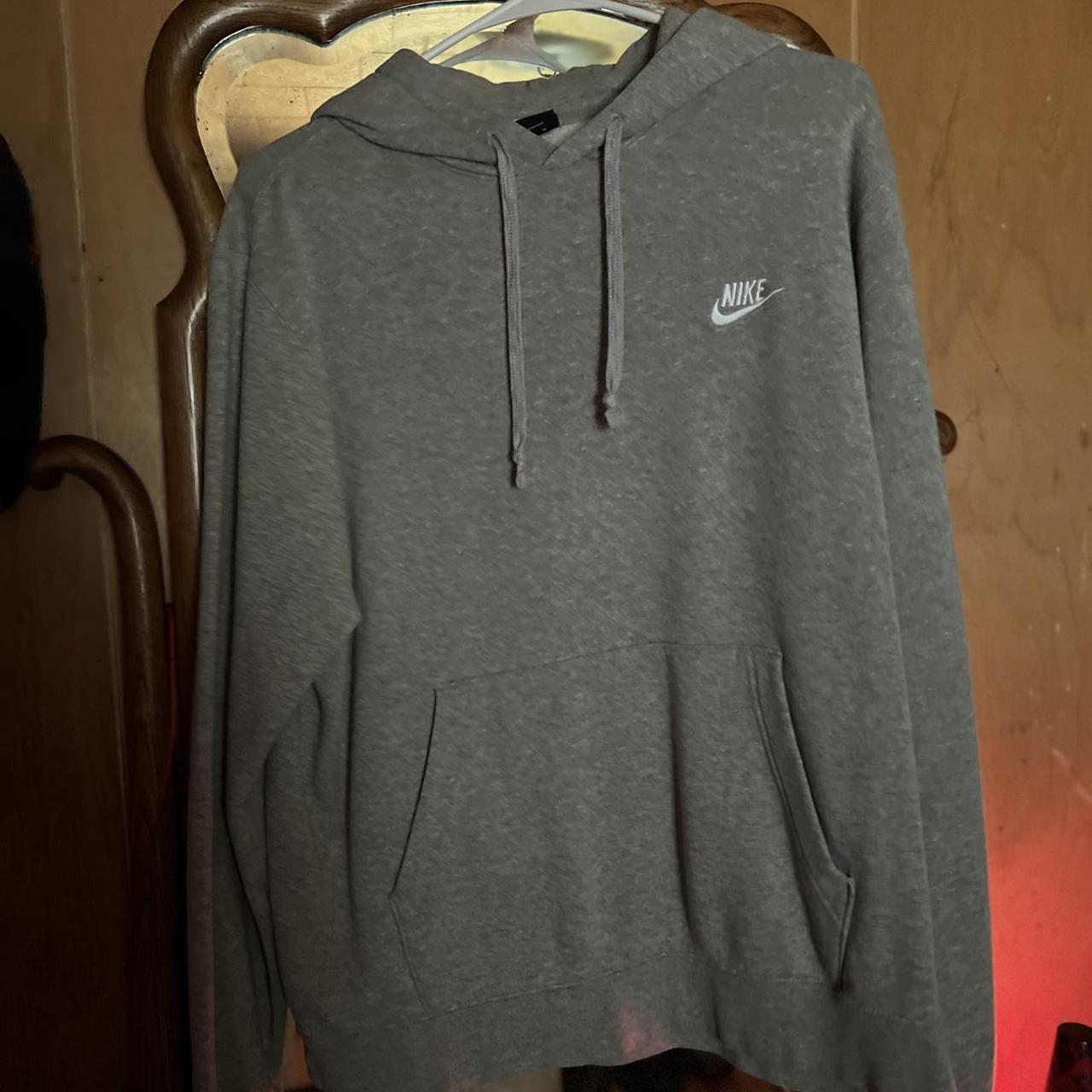 asos grey nike hoodie