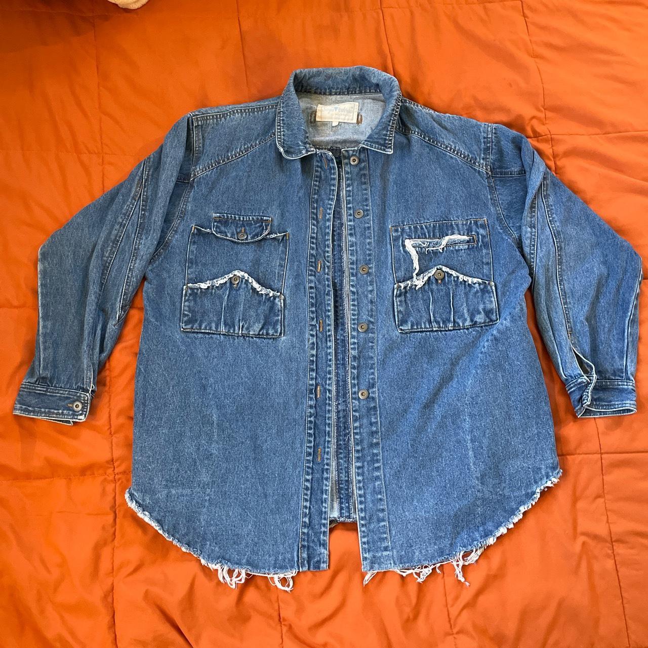 Distressed Sergio Valente Jean jacket, never worn Depop