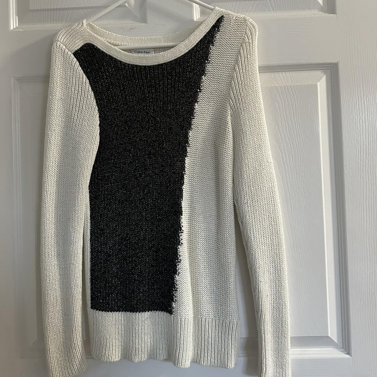 Calvin Klein Heavy knit pull over Sweater Size: L - Depop