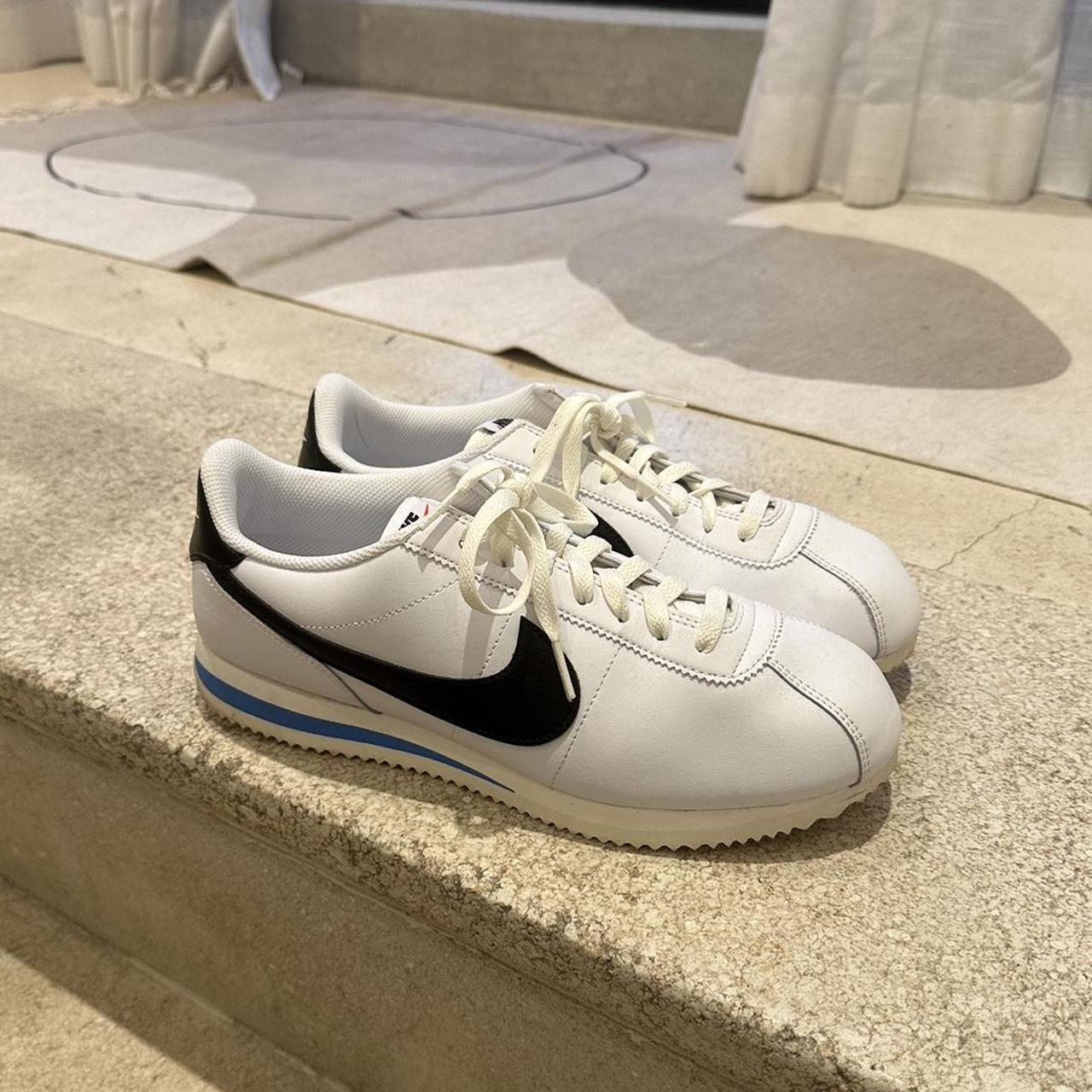 Nike Cortez '23 White Black Light Photo Blue No box | Depop