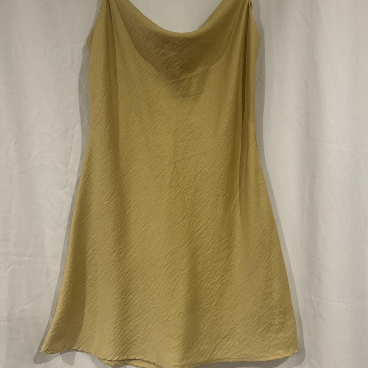 Fiestar Mini Gold Dress size Medium Preowned. Top of... - Depop