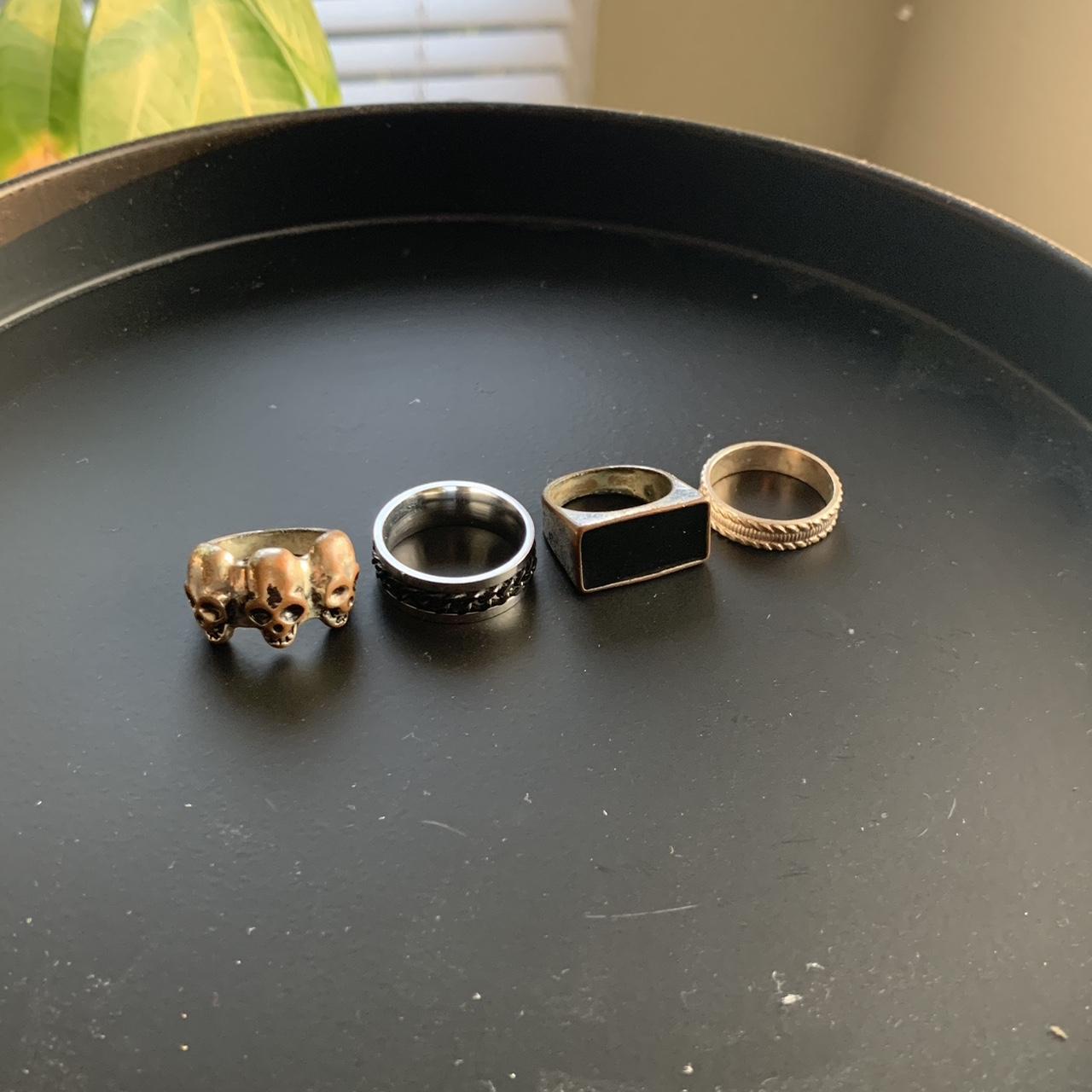 4 Ring Bundle , Don’t wear rings anymore just want... Depop