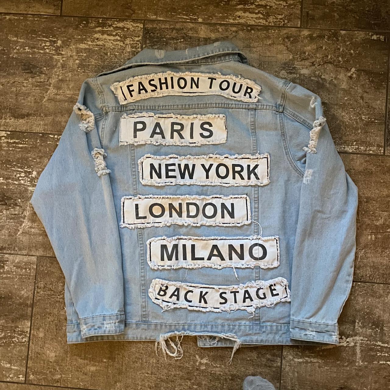 Fashion tour denim on sale jacket