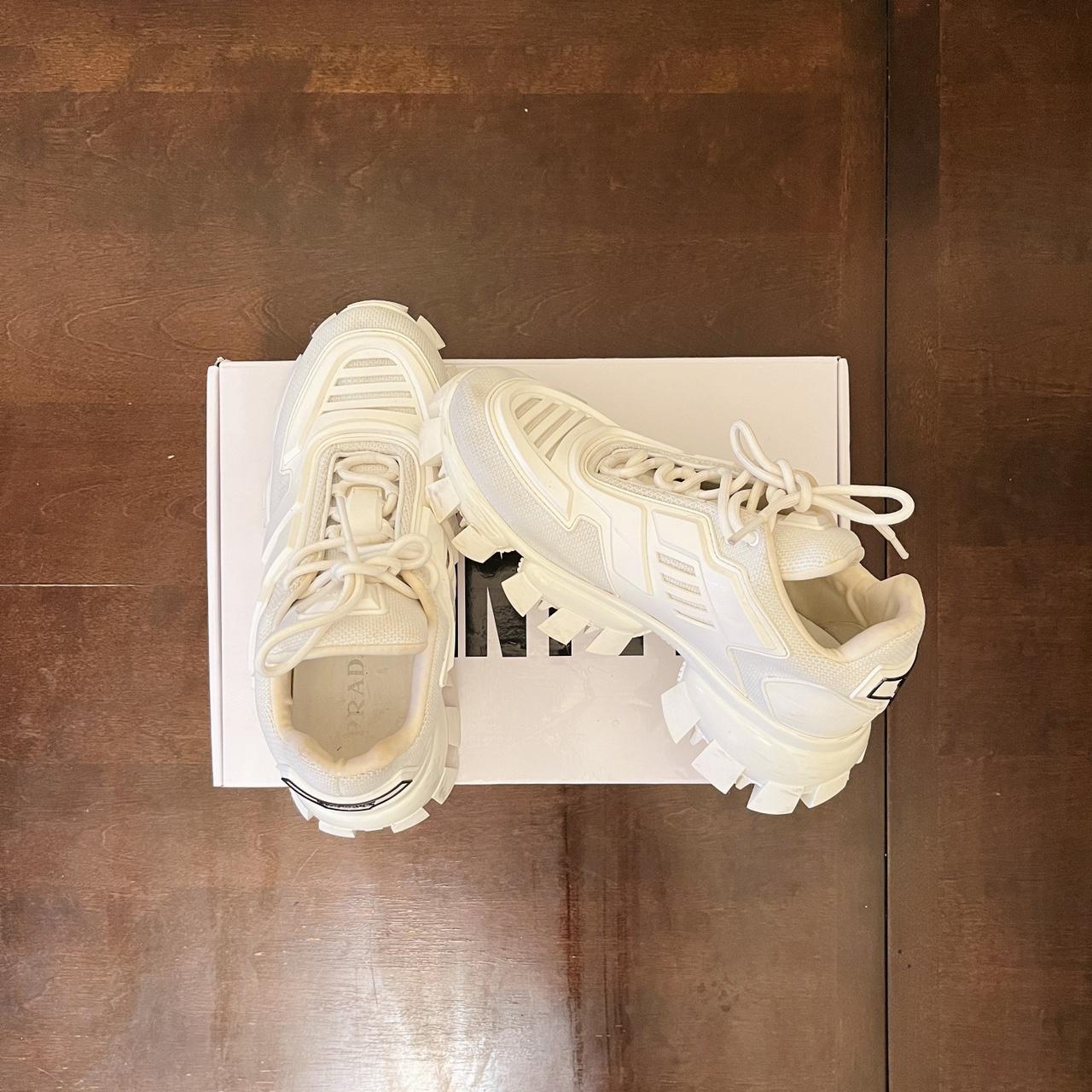 Prada Cloudbust Thunder White Used Minor scratches Depop