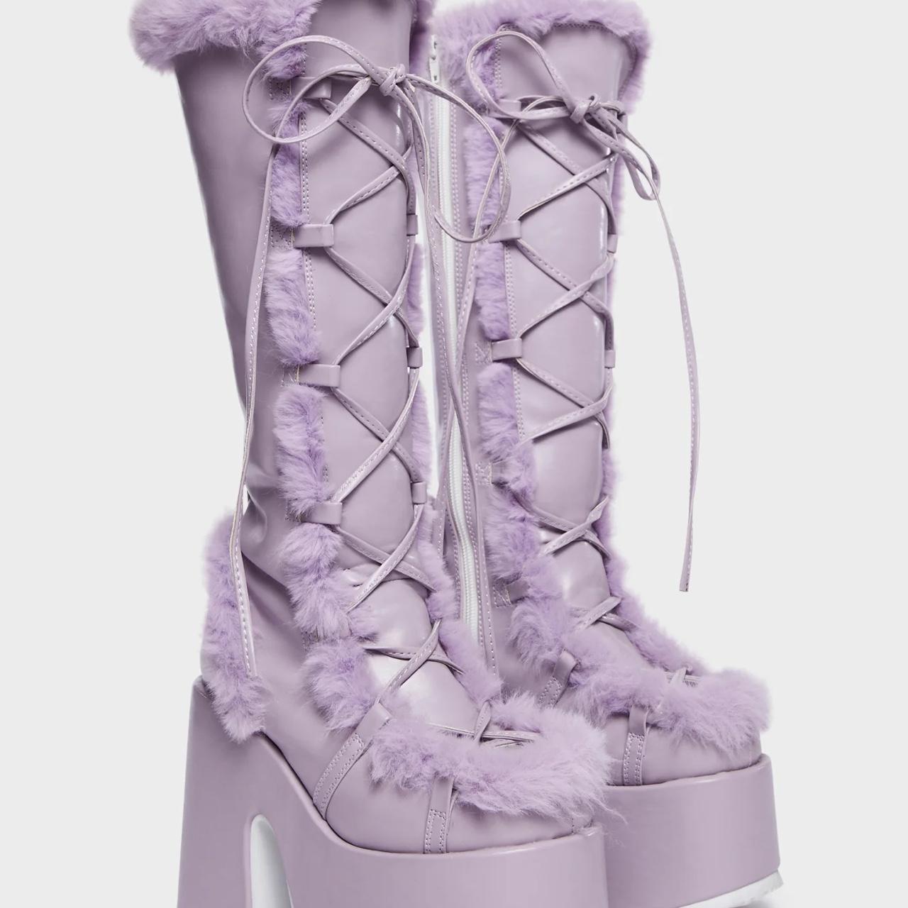 Demonia pure hot sale vigilance platform boots