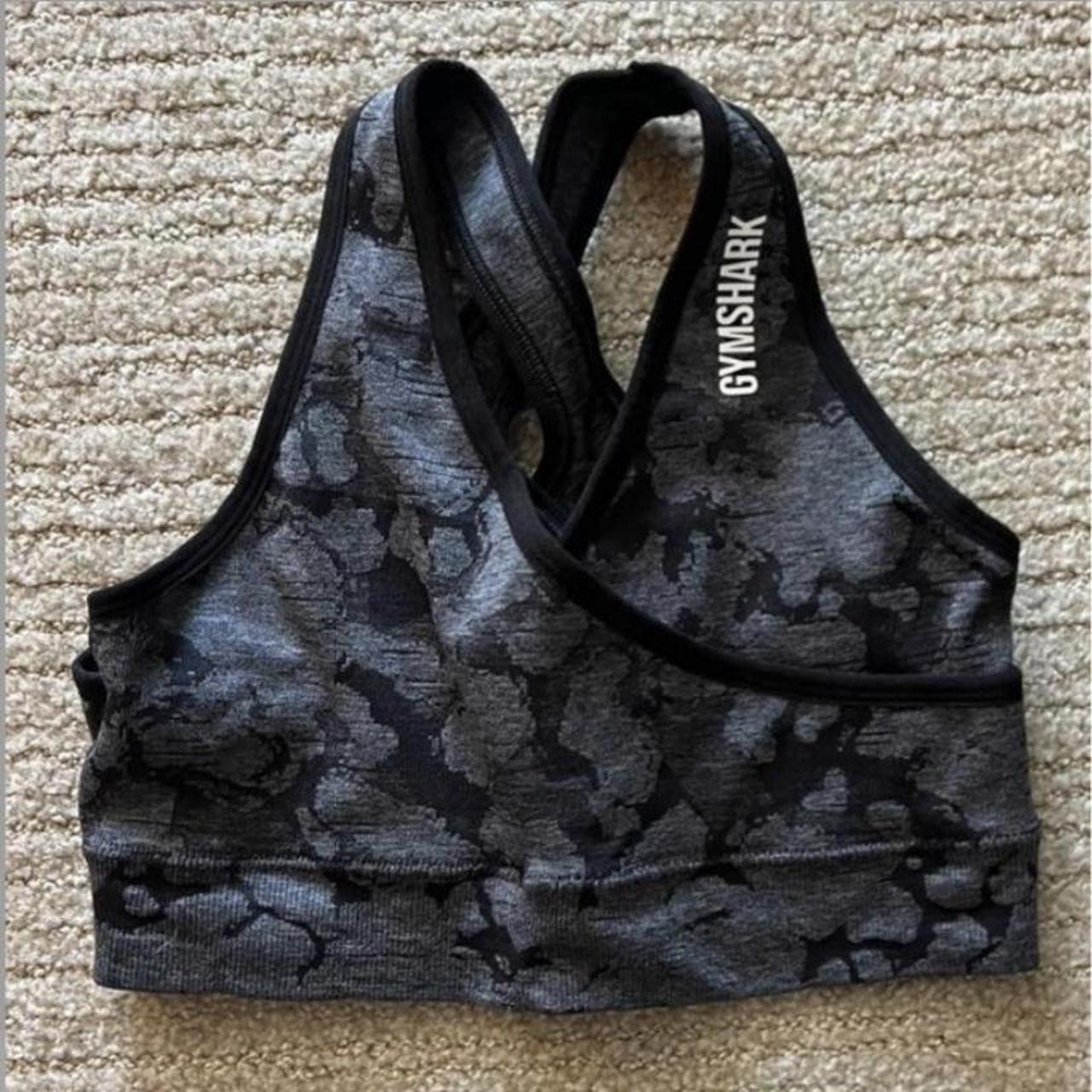 Gymshark camo sports bra worn twice! In perfect... Depop