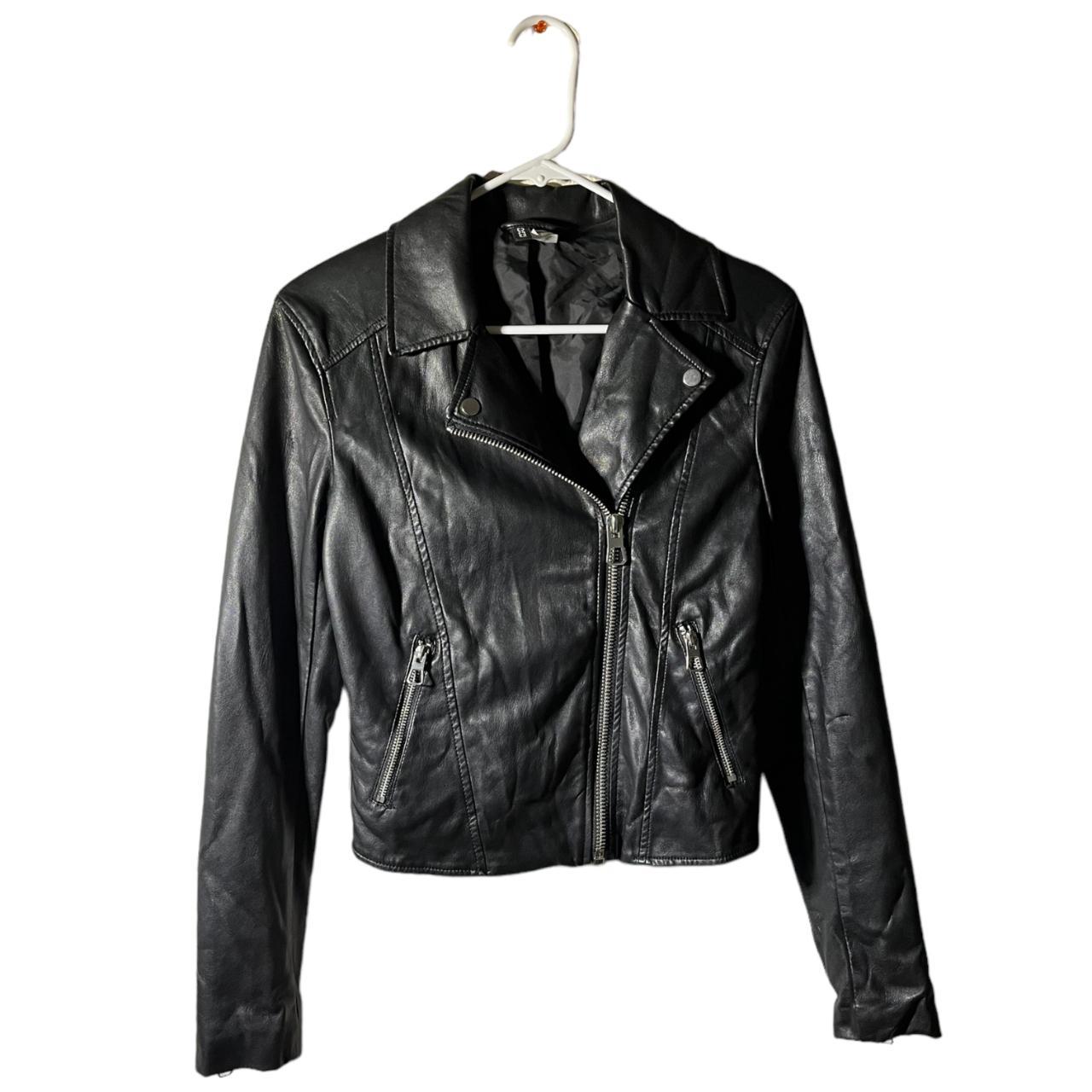 H&m divided 2025 leather jacket