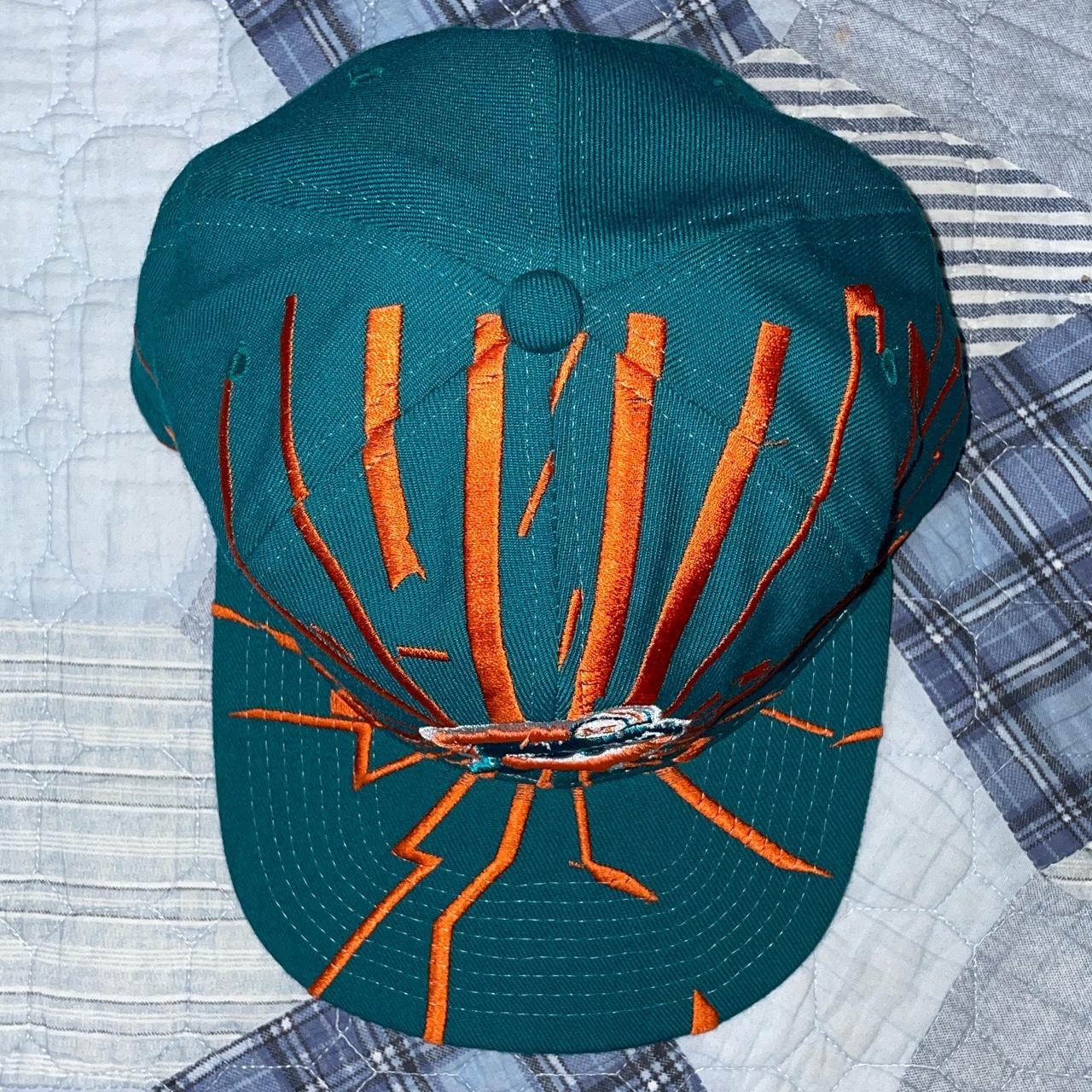 Vintage 90s RARE Miami Dolphins Starter Snapback Hat - Depop