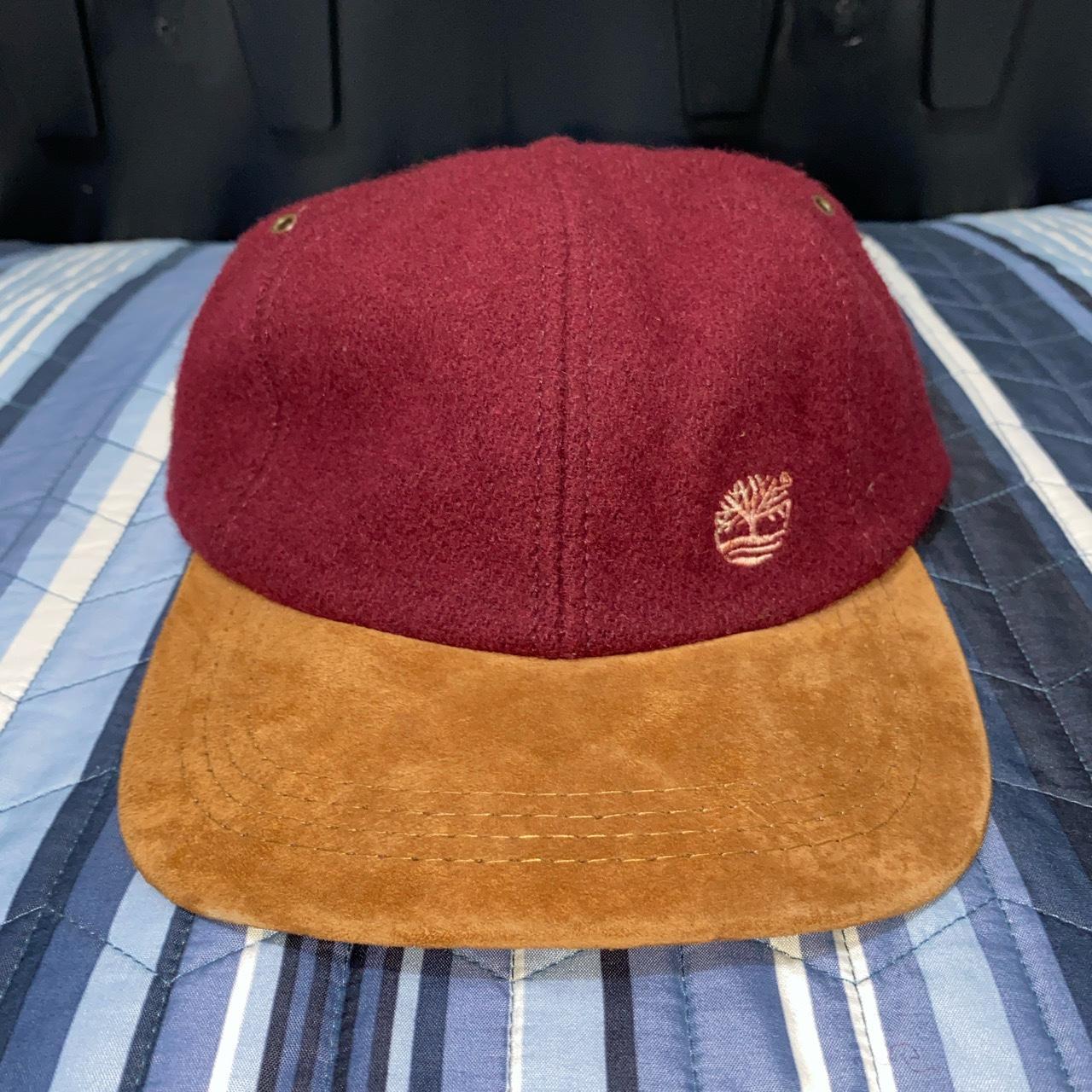 Vintage 90s Timberland Wool Suede Leather Brim... - Depop