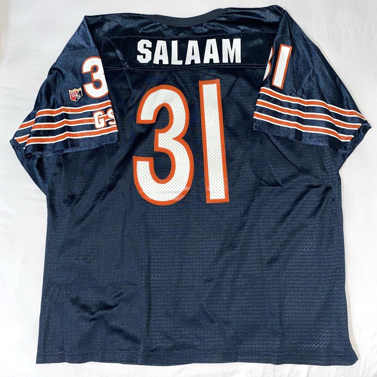 Vintage 90s Chicago Bears Rashaan Salaam 31 Wilson - Depop