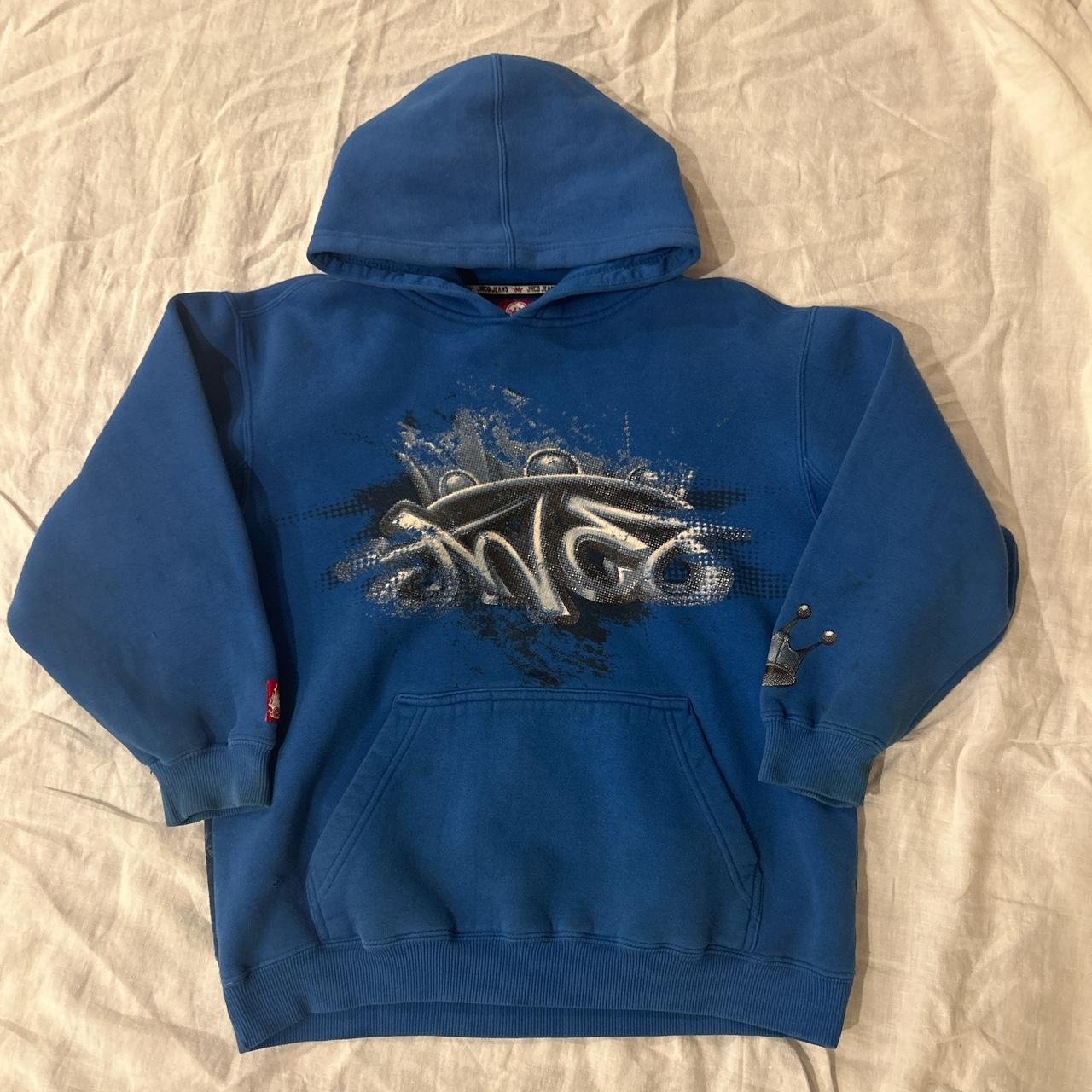 Insane JNCO hoodie!💙💙💙 Insane details amazing... - Depop