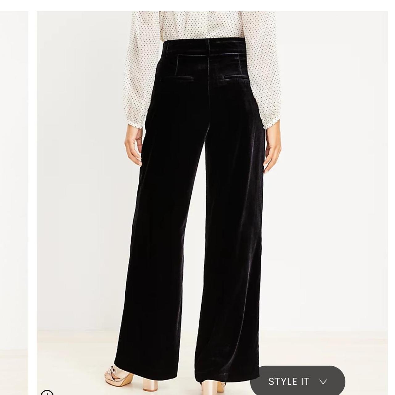 Loft best sale velvet pants