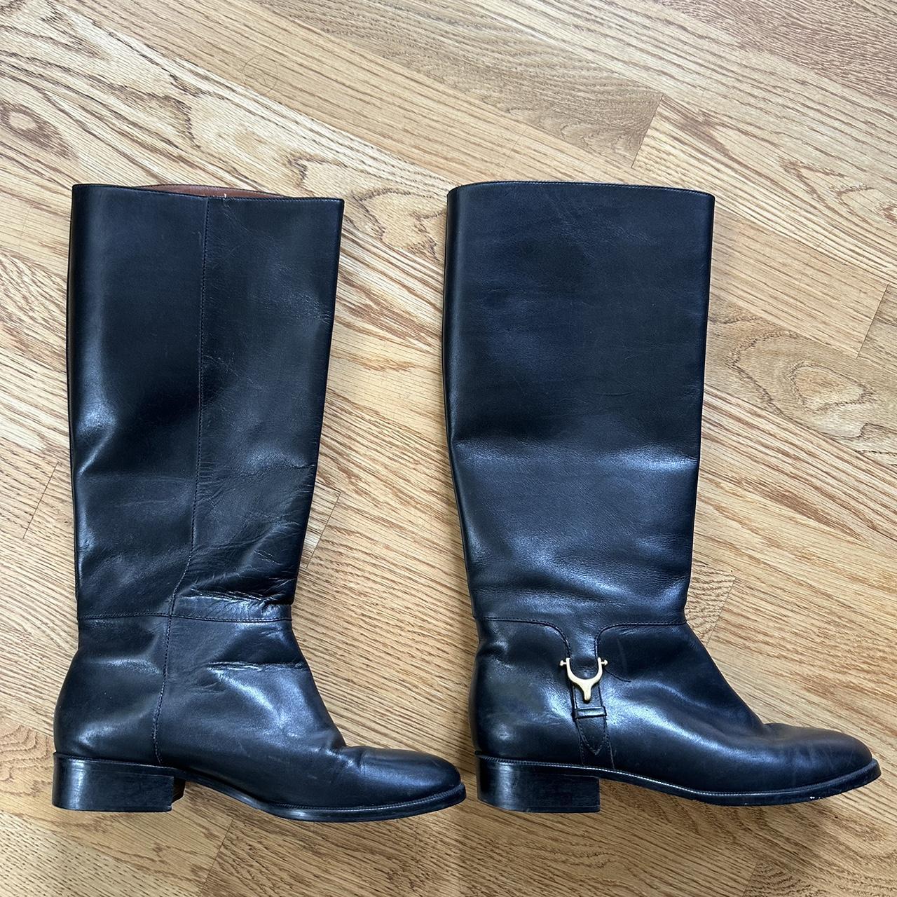 Beautiful vintage leather riding boots. Brand is... - Depop
