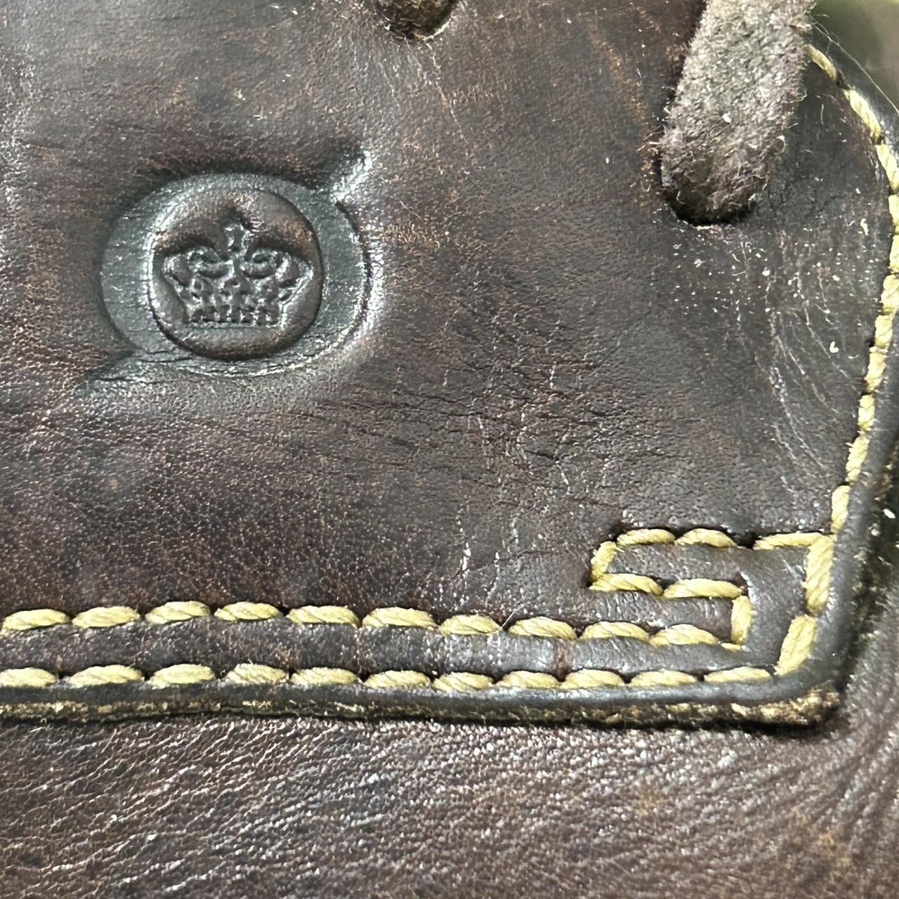 Vintage Born Brand Leather Oxford Boots Size 7.5... - Depop