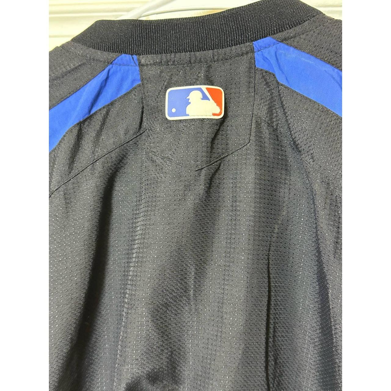 Authentic Majestic Mens L MLB NY Mets Dugout - Depop