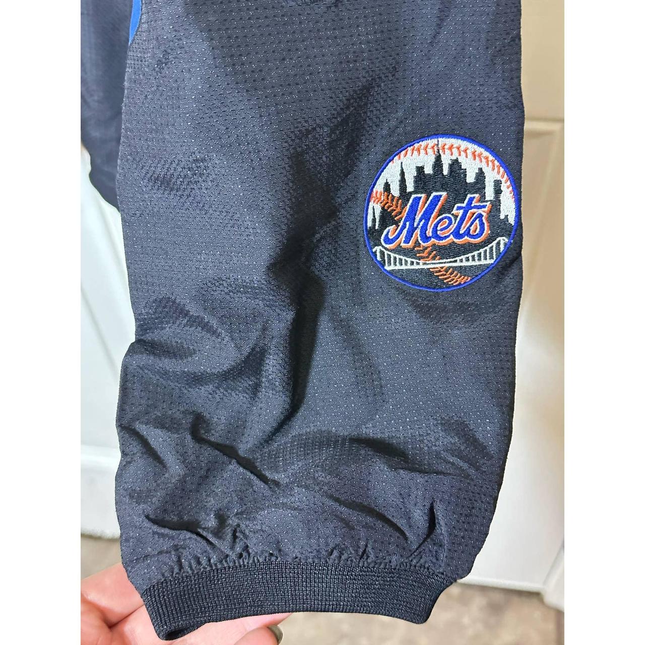 Authentic Majestic Mens L MLB NY Mets Dugout - Depop