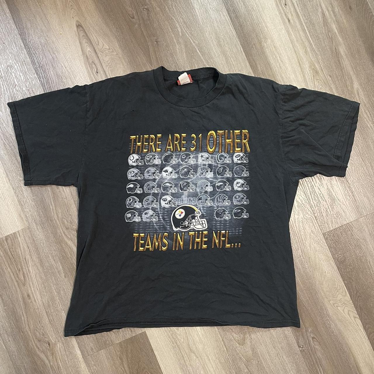 Vintage Pittsburgh Steelers Shirt. Dope black - Depop