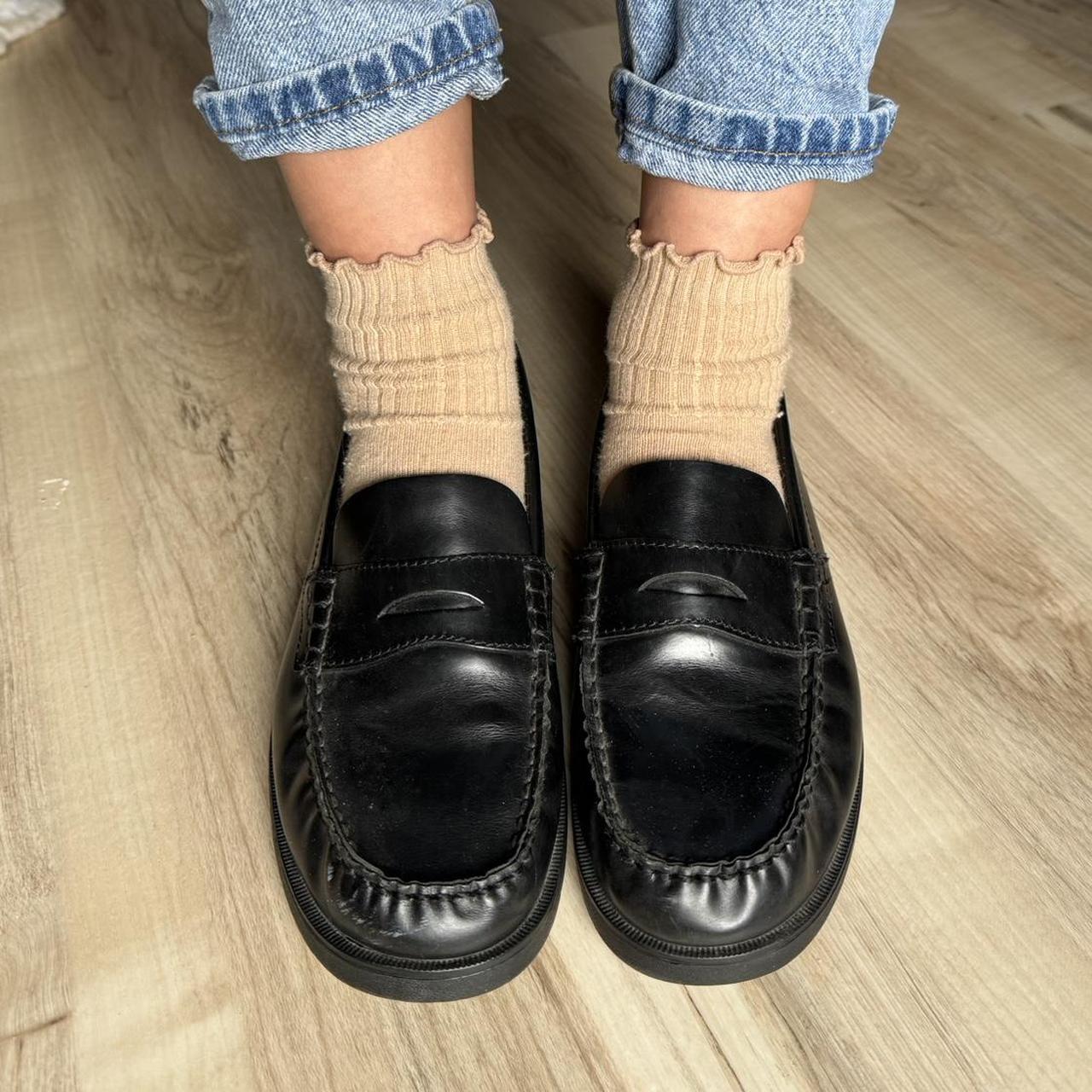 sperry pink loafers