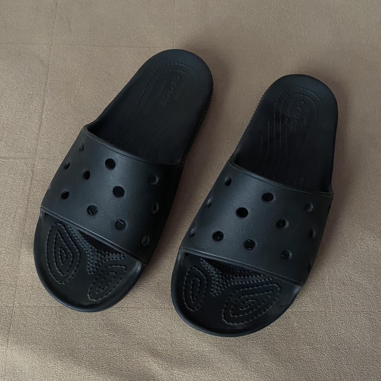 Crocs Slides lightly worn like 3 times outside looks... - Depop