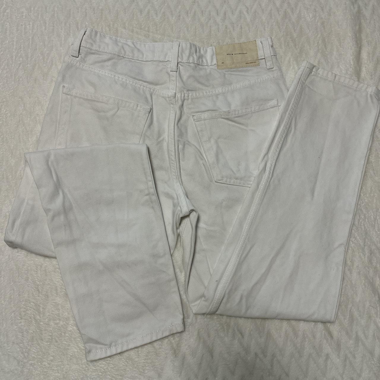 Zara white jeans, 30 waist - Depop