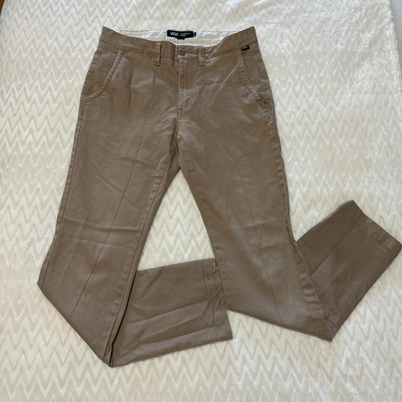 Vans authentic chino khaki pants, 29 waist Depop
