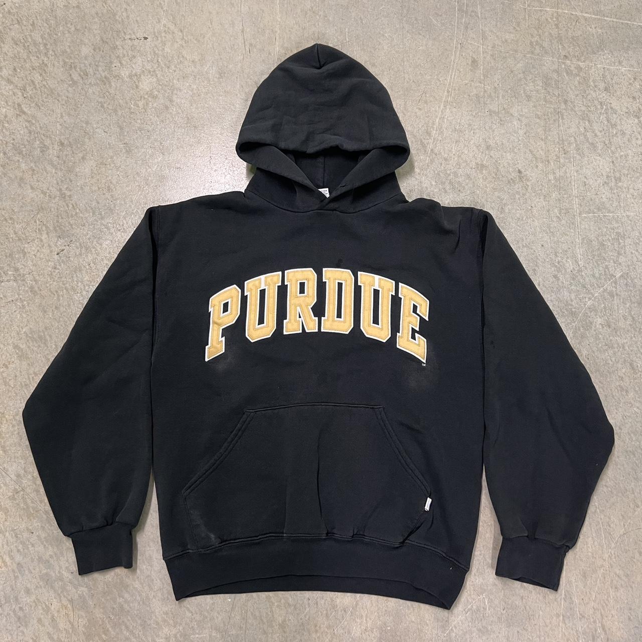 90’s Russell Athletic Purdue University Hoodie... - Depop