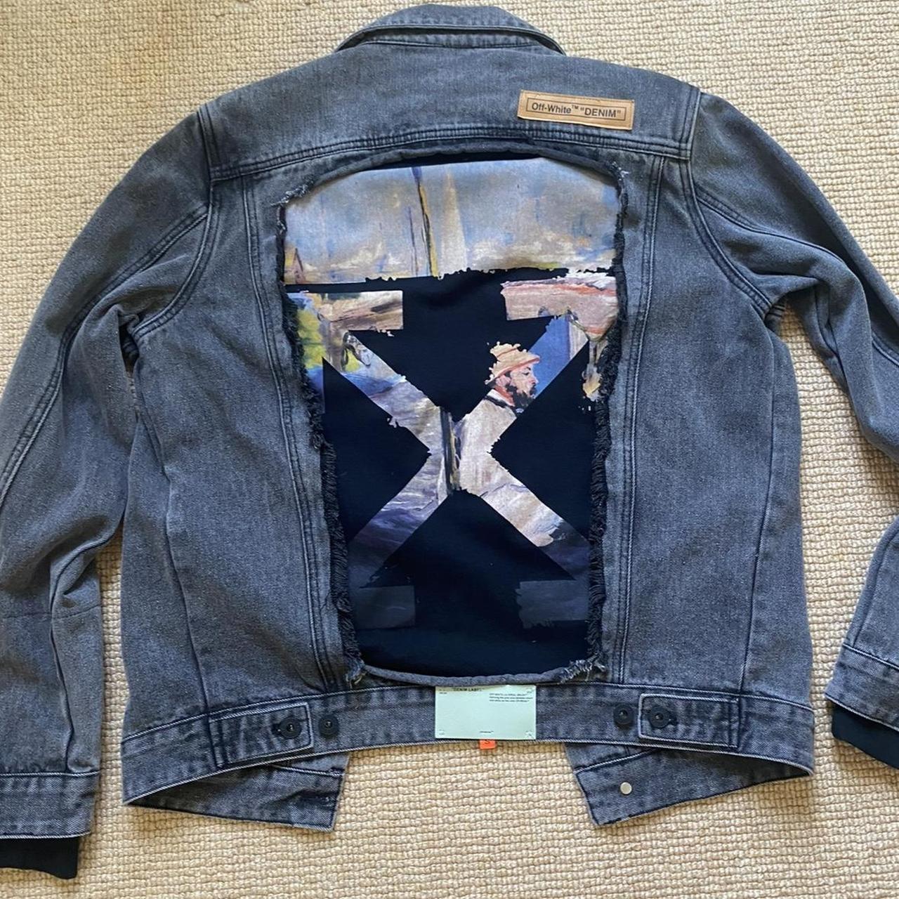 Off white outlet denim caban