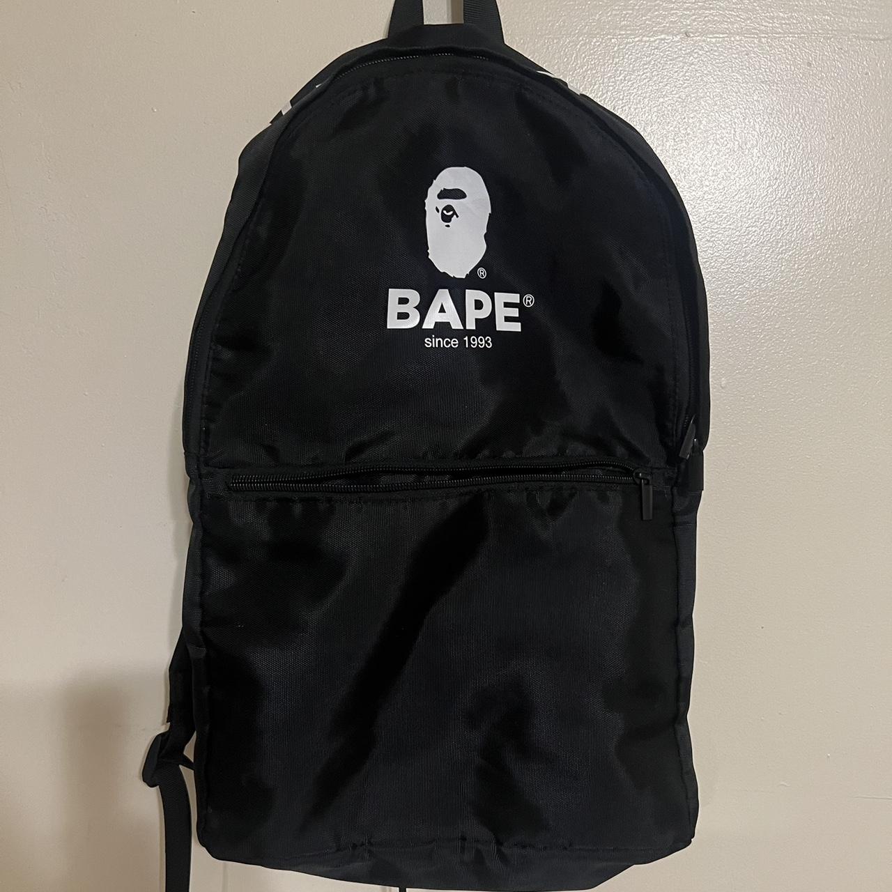 Bape bookbag Strap breaking Good condition Depop