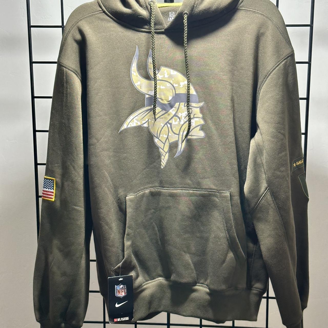 Nike / Men's Minnesota Vikings Salute to Service Camouflage Hoodie