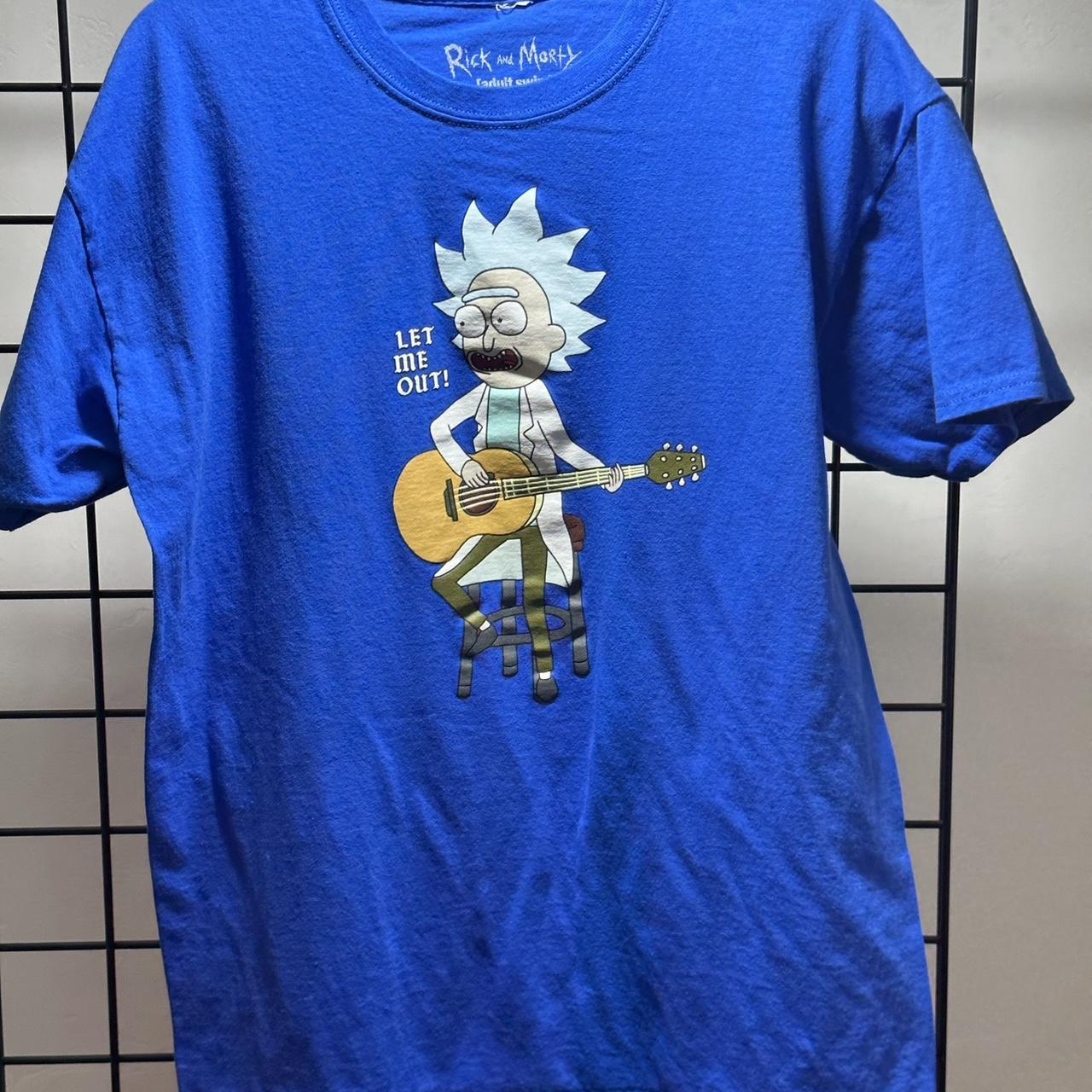 CARTOON NETWORK Graphic Tee Large RICK & MORTY... Depop