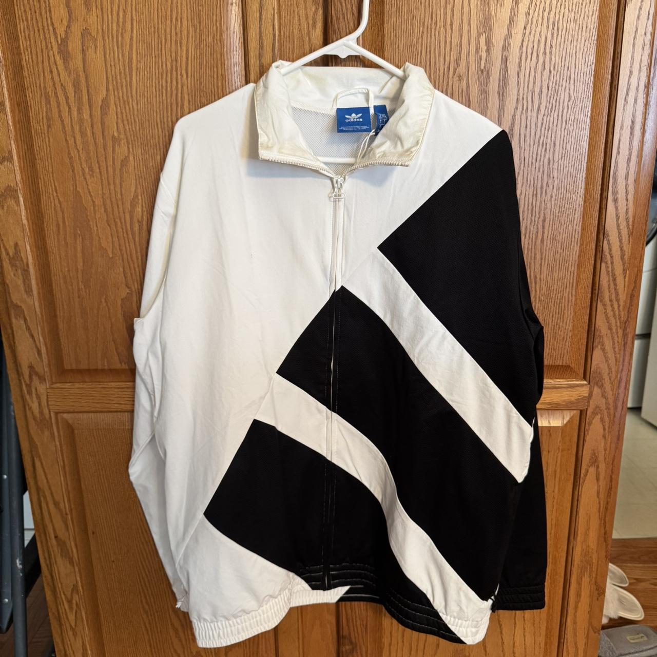 Adidas vintage windbreaker on sale