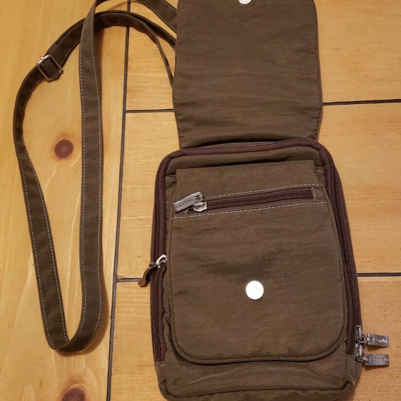 Baggallini Crossbody Bag/Purse Brown lightweight... Depop