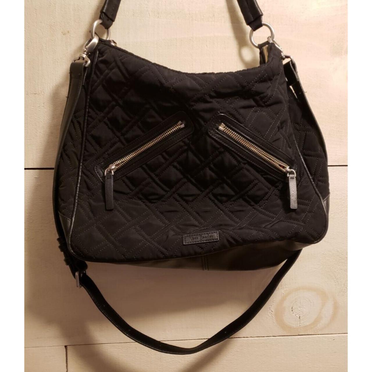 Vera bradley black quilted bag hot sale