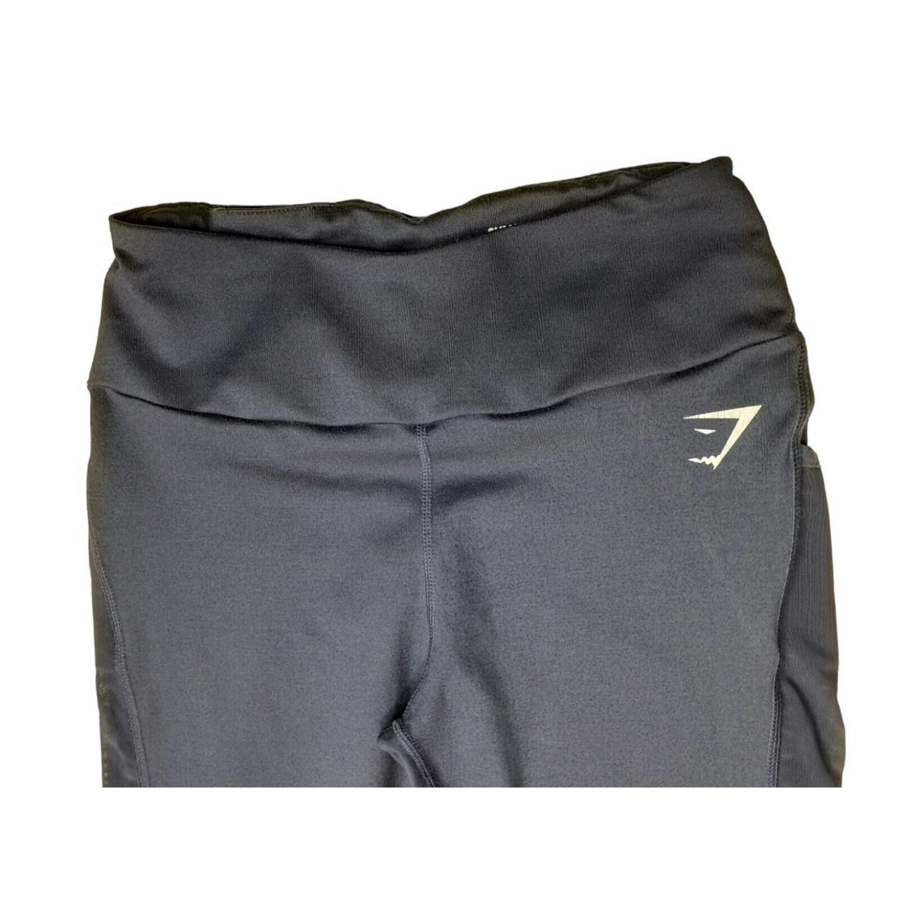 GymShark Women's Med Navy Blue Athletic Leggings... Depop