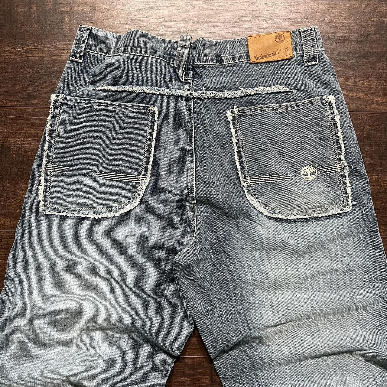 Vintage Y2K Timberland Denim Jeans Size -... - Depop