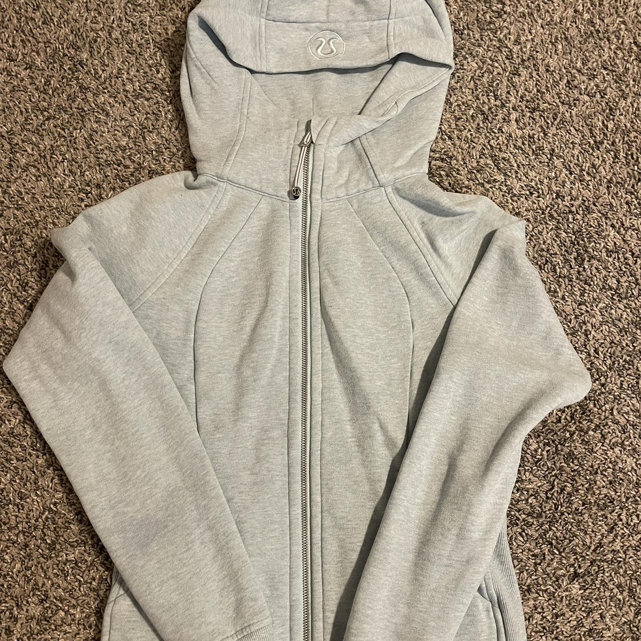 LULULEMON TEAL/LIGHT BLUE SCUBA HOODIE! -like... - Depop