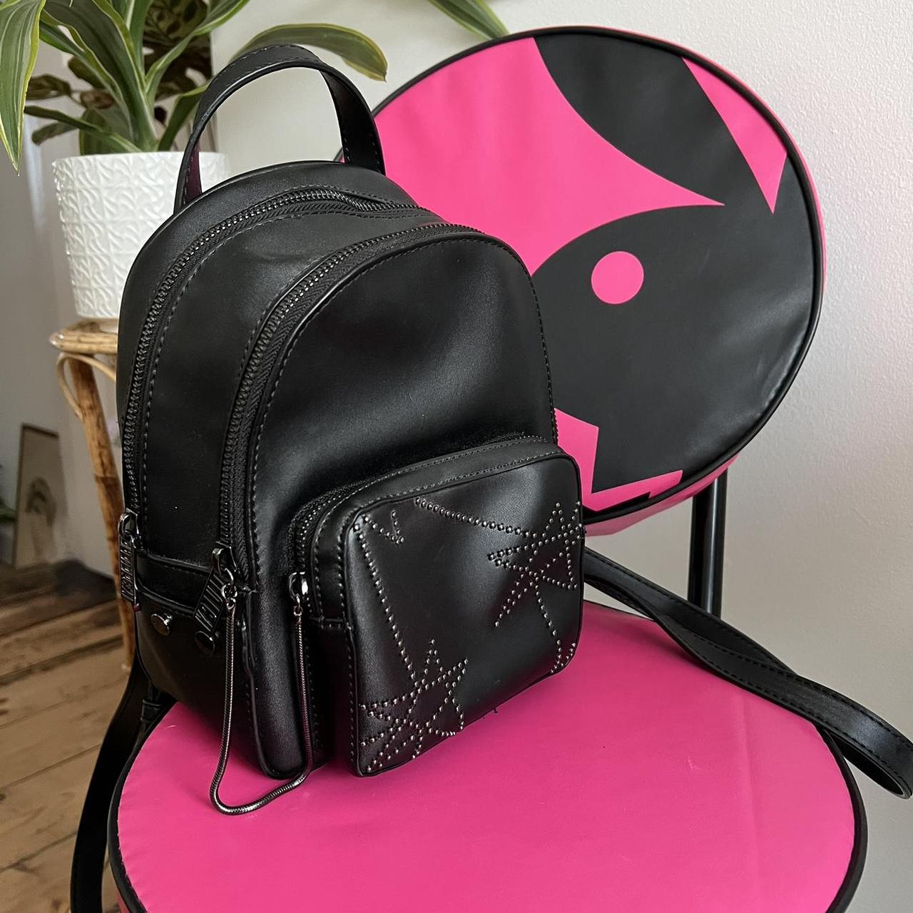 Juicy by Juicy Couture Black Faux Leather Mini Depop