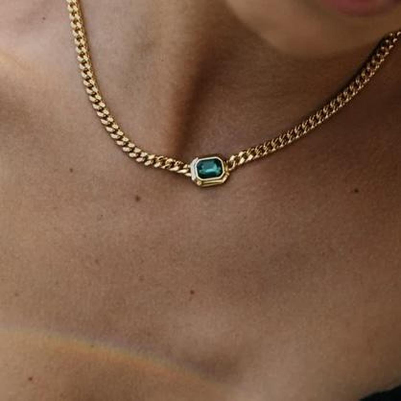 ‘Jayden’ gold necklace by 33mm Brand new, in... | Depop