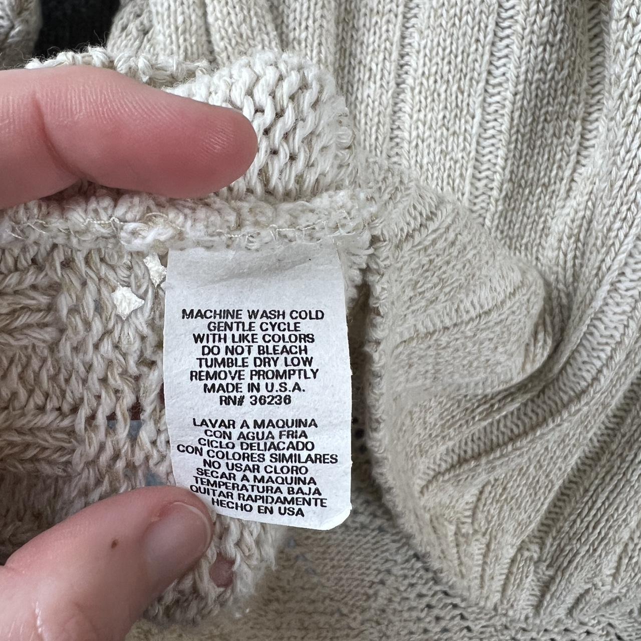 Basic Editions Women's Sweater - Cream - S – Basi… - image 5